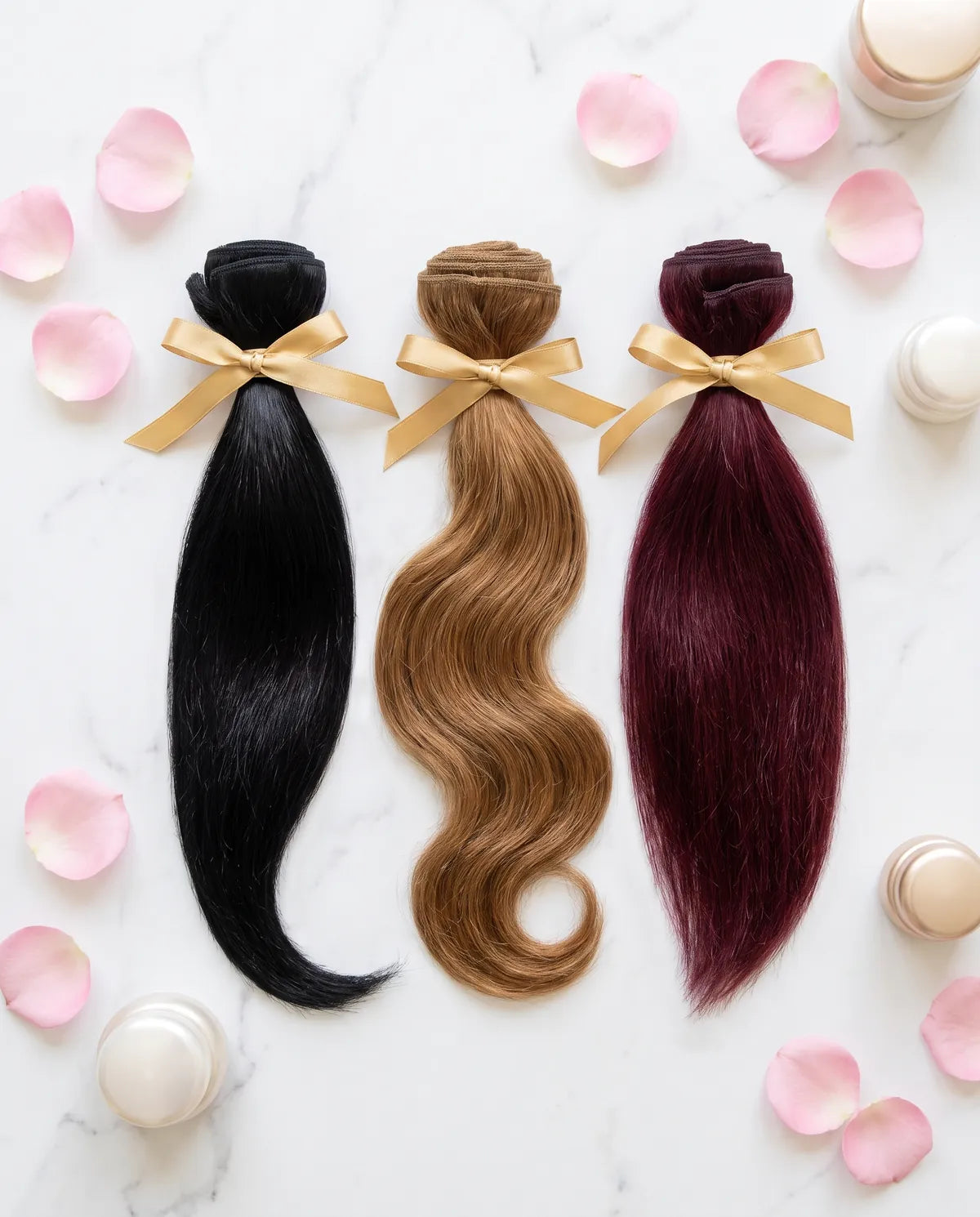 Des cheveux naturels, choisis avec soin