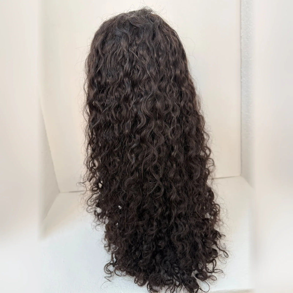 Perruque naturelle bouclée lace frontal