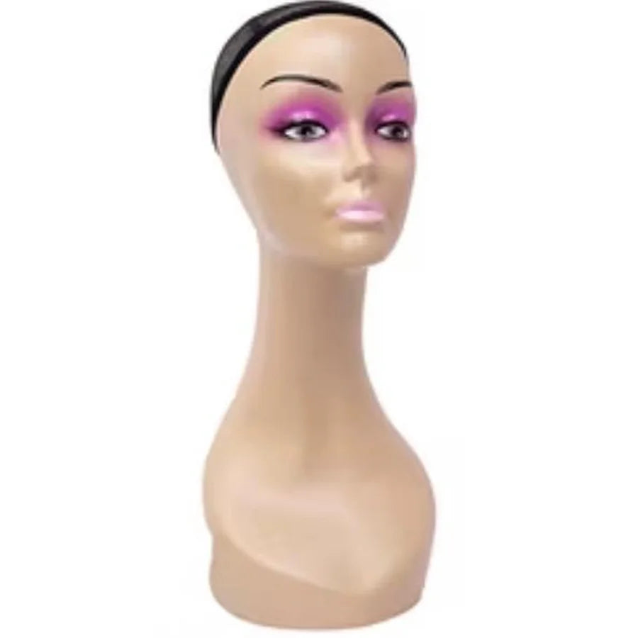 Tête de mannequin femme - Beige
