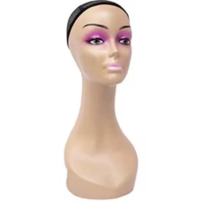 Tête de mannequin femme - Beige