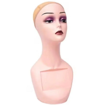 Tête de mannequin femme - Blanc