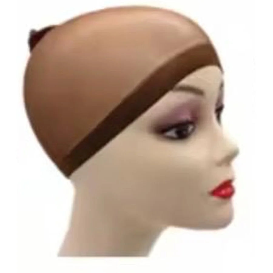 Bonnet de perruque (lot de 2) - Brun