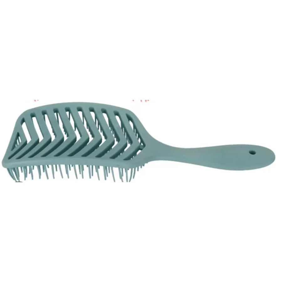 Brosse de coiffage ajourée - Vert sauge